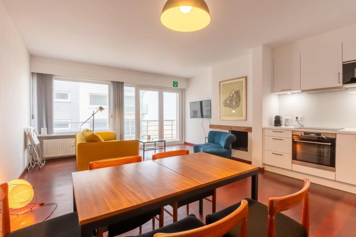 Ferienwohnung Seaview With Style Ostende Exterior foto